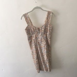 Free People Floral Bodycon Dress